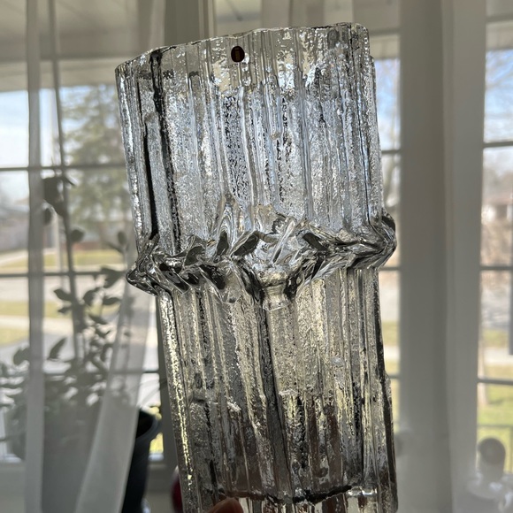 RARE-Vintage Iittala 1967 Tapio Wirkkala MCM signed  Alpine vase art glass - Picture 2 of 8